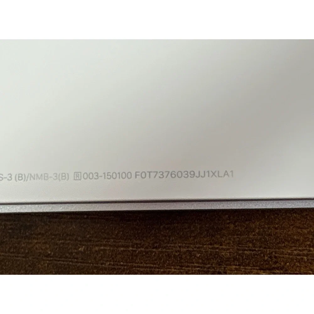 Apple Magic Keyboard 2 Wireless Bluetooth Rechargeable Silver White A1644